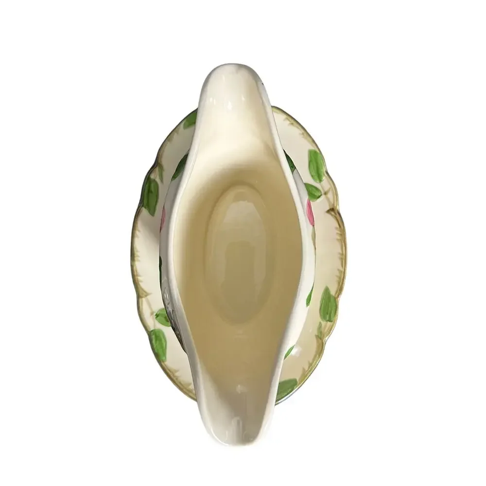 Franciscan Desert Rose Vintage Gravy Boat Made in USA
